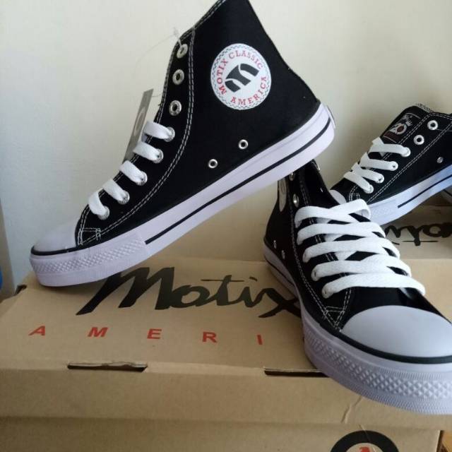 Sepatu motix hitam / sepatu sekolah motix ori/ motix america gratis ongkir