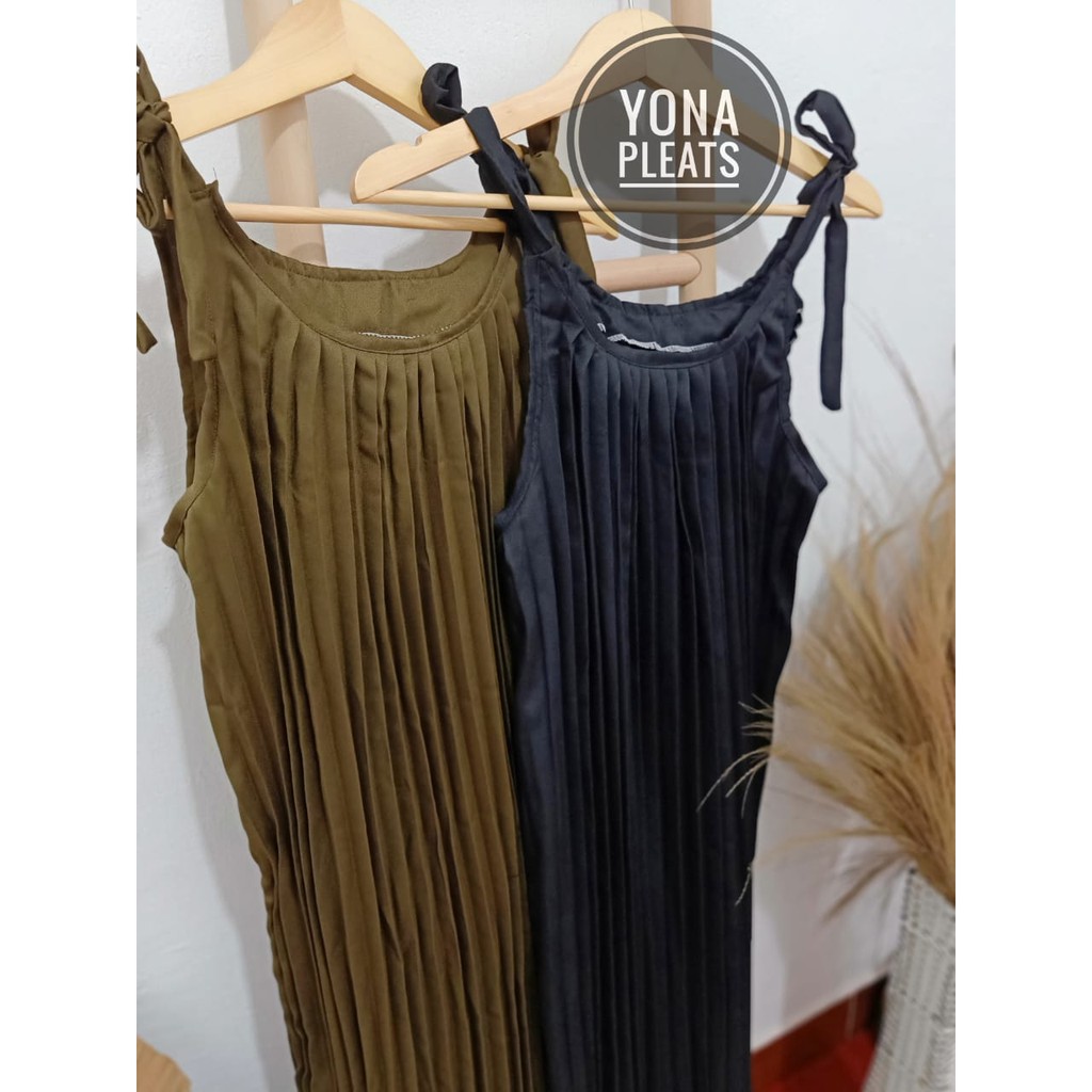 YONA PLEATS PLISKET OVERALL