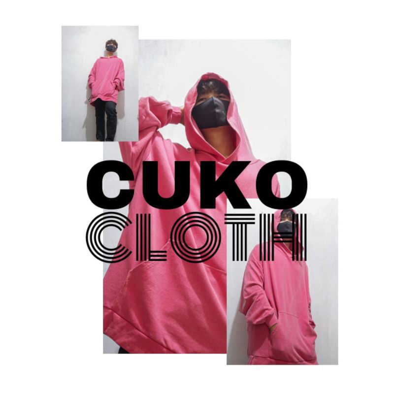 Jaket Pria Oversize Pink Second