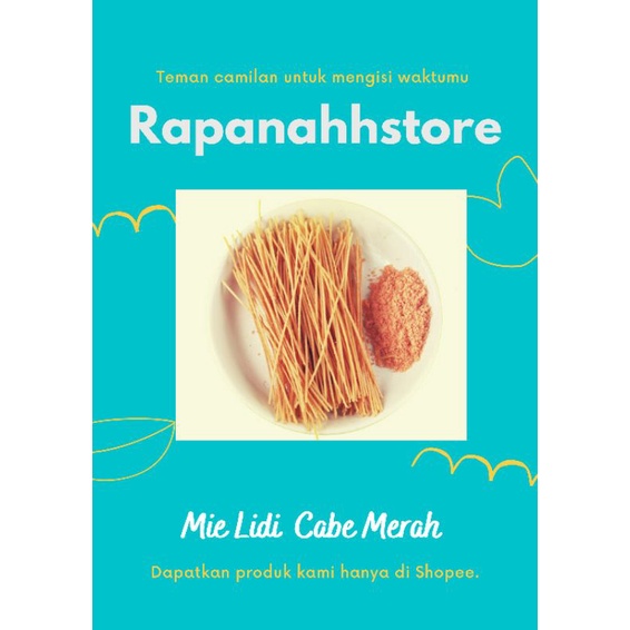 

RAPANAHH MIE LIDI CABE MERAH