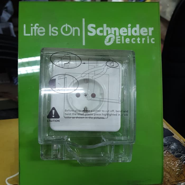 Unik Tutup cover stop kontak waterproof bening - schneider Limited