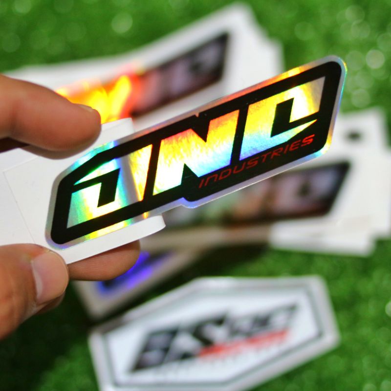 

sticker ono industries / sticker race ono premium hologram