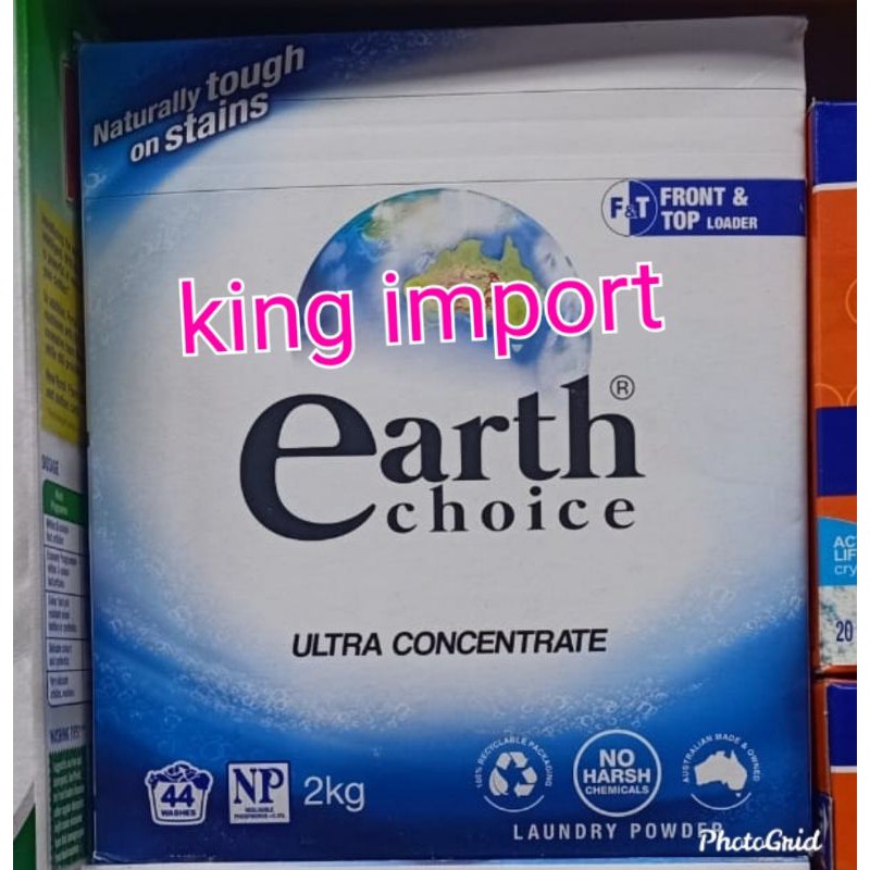 

Earth Choice Ultra Concentrate Laundry Powder Detergent Bubuk 2kg