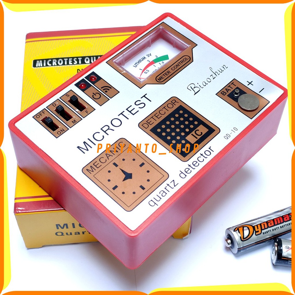 MIKROTEST ALAT SERVICE JAM TANGAN TESTER MESIN BATTERY IC ORIGINAL GETARAN HALUS