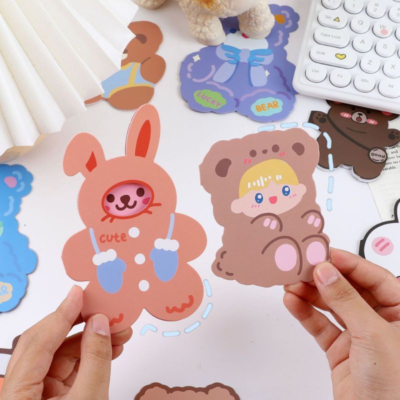 kartu ucapan anak lucu / birhtday born card baby/ kartu souvenir hampers