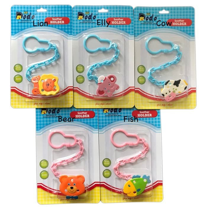 ♥BabyYank♥ DODO BABY SOOTHER HOLDER - SAFETY CHAIN ANIMAL/GANTUNGAN EMPENG