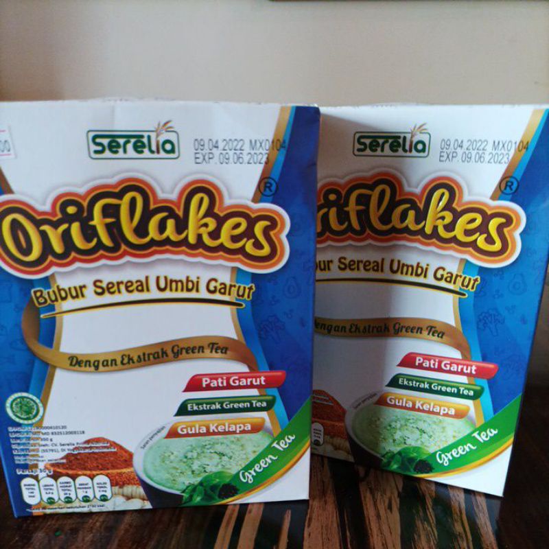 

Oriflakes Bubur Sereal Umbi Garut (Rasa Greentea)