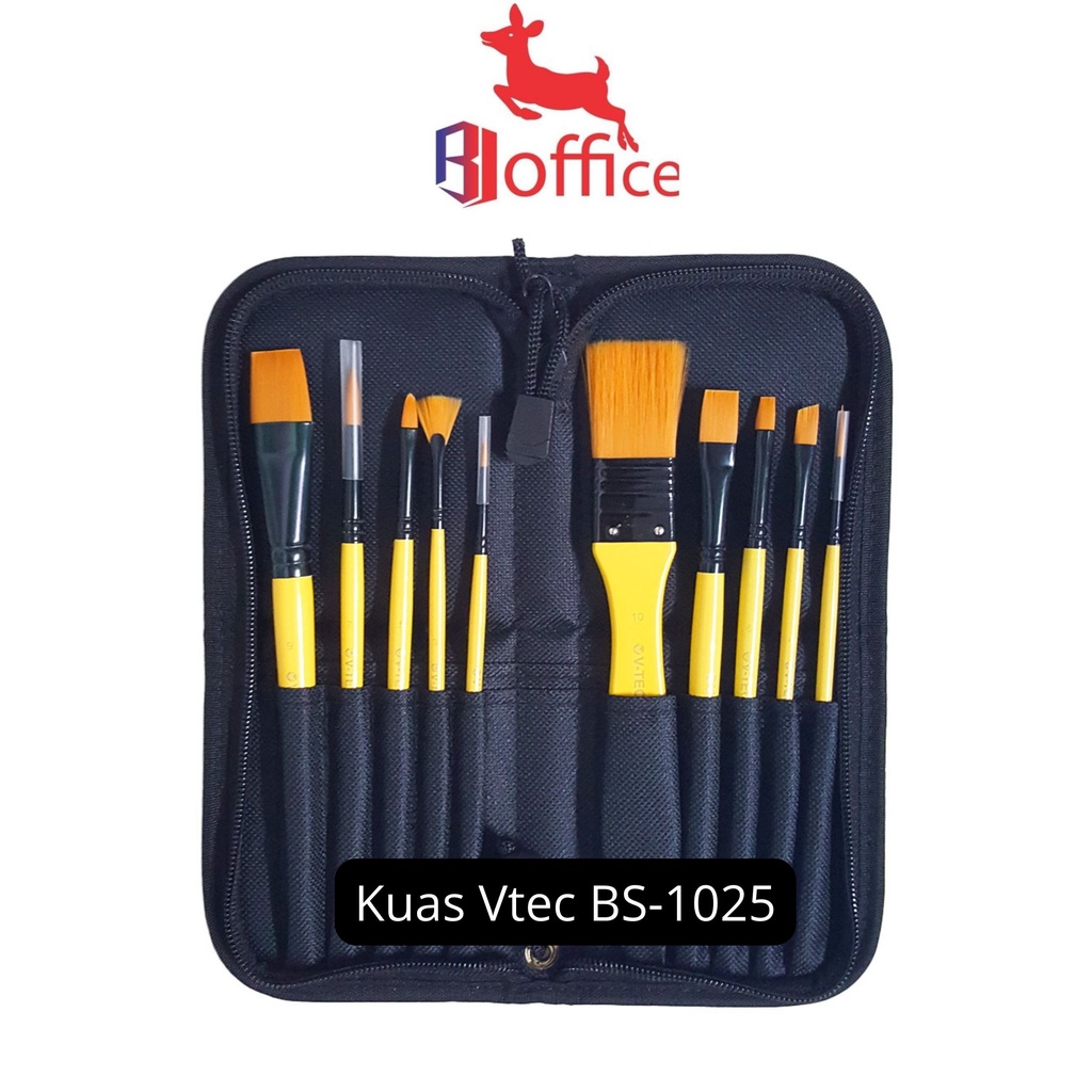 

V-Tec Artist Brushes Type BS 1025 NY + Bag / kuas dan tas gambar Murah