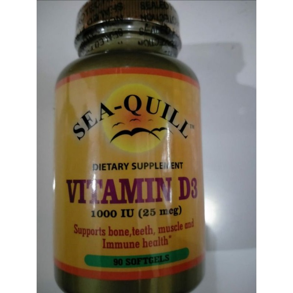 Seaquill Vitamin D3 isi 90