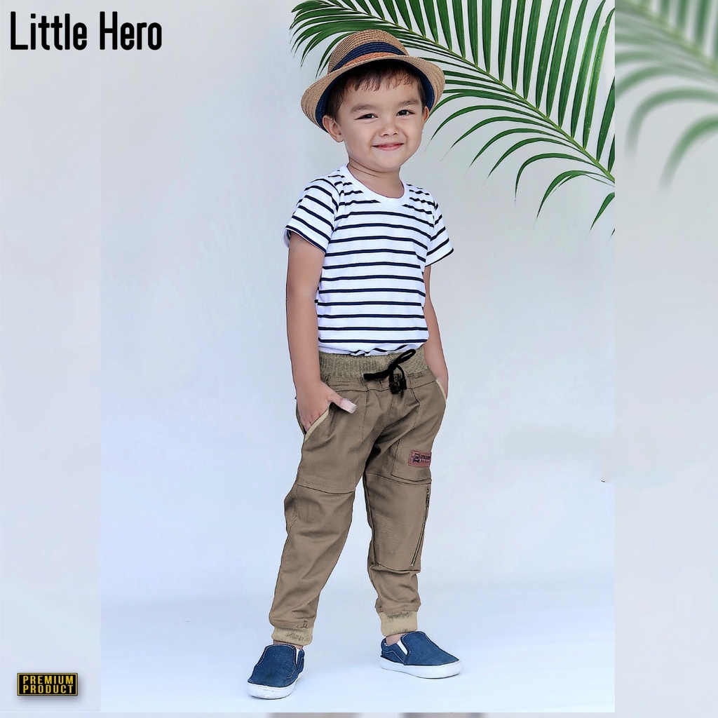 CELANA ANAK JOGGER SPIN LITTLE HERO  BAHAN MELAR DAN TEBAL.