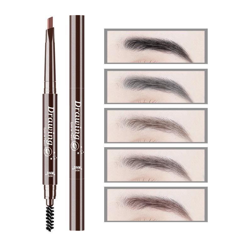 DNM Pensil Alis Eyebrow Kecantikan Wajah Kosmetik Mata