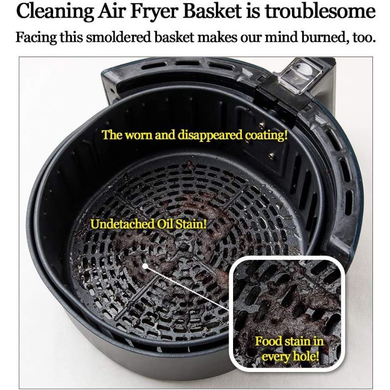 Balsang Air Fryer Silicone Pot Balsang airfryer pot alas silikon airfryer mangkok silikon air fryer