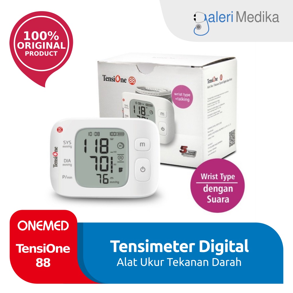 Tensimeter Digital TensiOne 88 Pergelangan Tangan