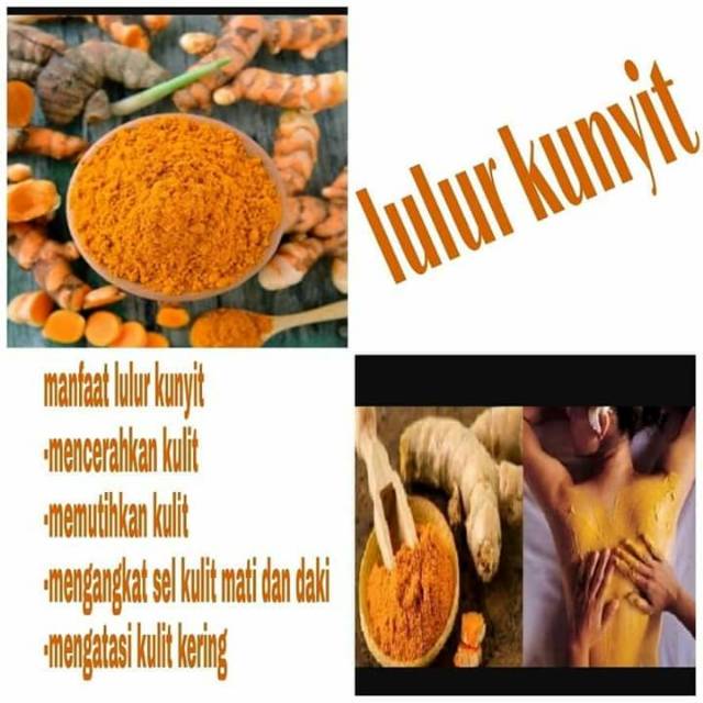 Lulur Kunyit 50gram Lulur Traditional 100 Natural Indonesia