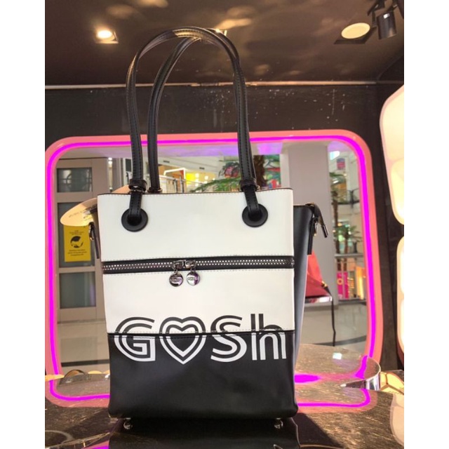 [Bisa COD] Ready Tas Gosh Original New art 767 Black