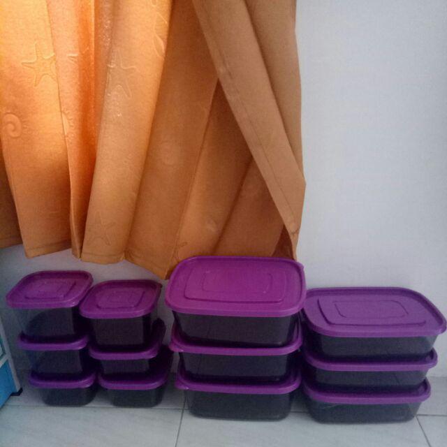 Calista Rumoi Isi 12 Pcs Food Container Tempat Penyimpanan Makanan Toples Kue Wadah Bumbu Serbaguna