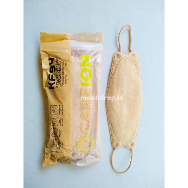 [MASKER KF94] CAREION CREAM 4PLY ISI 10PCS
