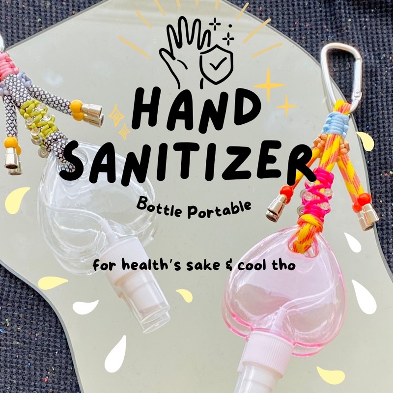 Hand Sanitizer Bottle Spray Portable | Accesories Gantungan Botol paracord Strap