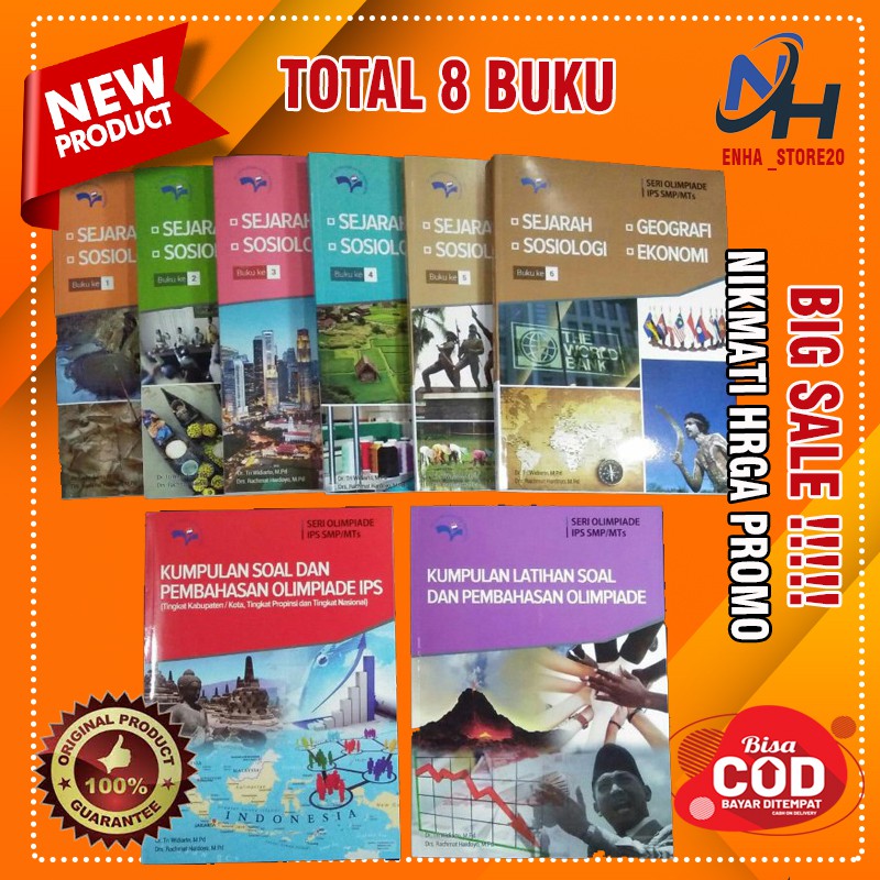 BUKU OSN IPS SMP/MTS Buku Osn ips smp prof yohanes surya buku osn ksn ksm terlaris olimpiade terbaru