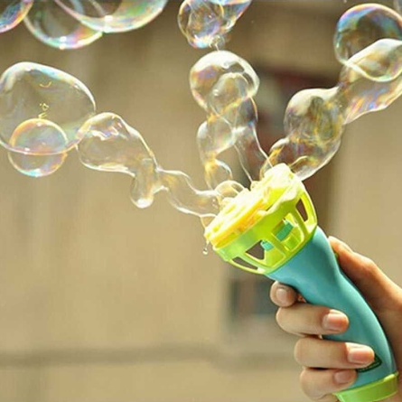 Mainan Pistol Bubble Gun Automatic Gelembung Sabun Otomatis Tembak Bubble