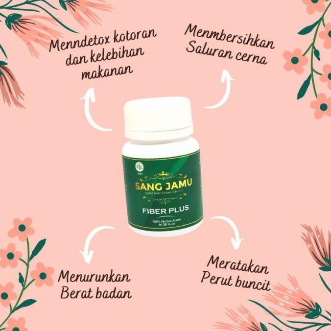 :=:=:=:=] Detox Fiber plus sang jamu pelangsing herbal ampuh diet