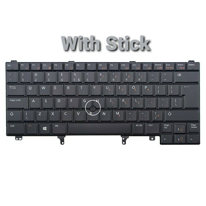 KEYBOARD DELL Latitude E5239, E5320, E5420, E6230, E6320, E6420 BLACK, STICK