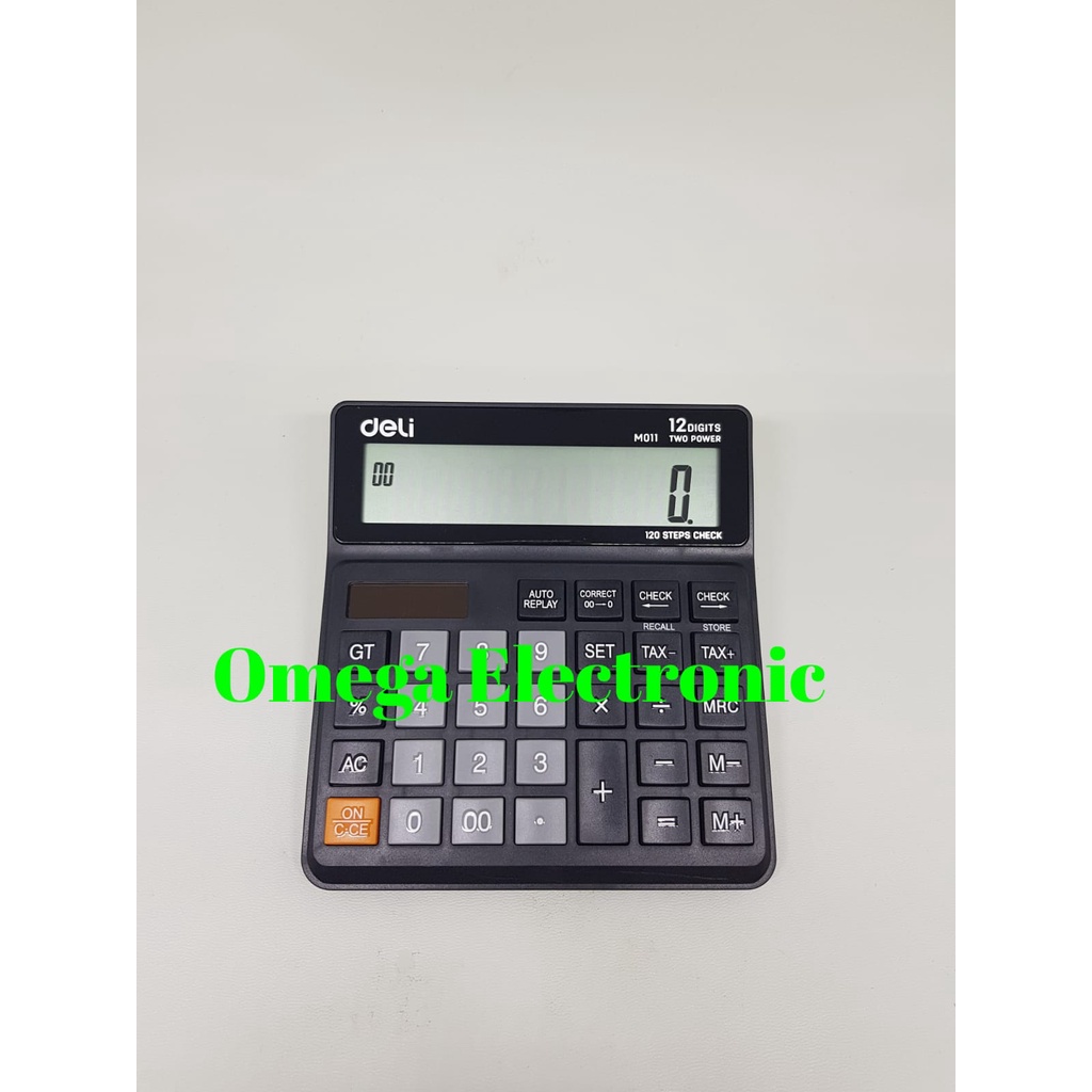 Deli M011 M 011 Calculator Check Correct Desktop Meja Kalkulator 12 Digits