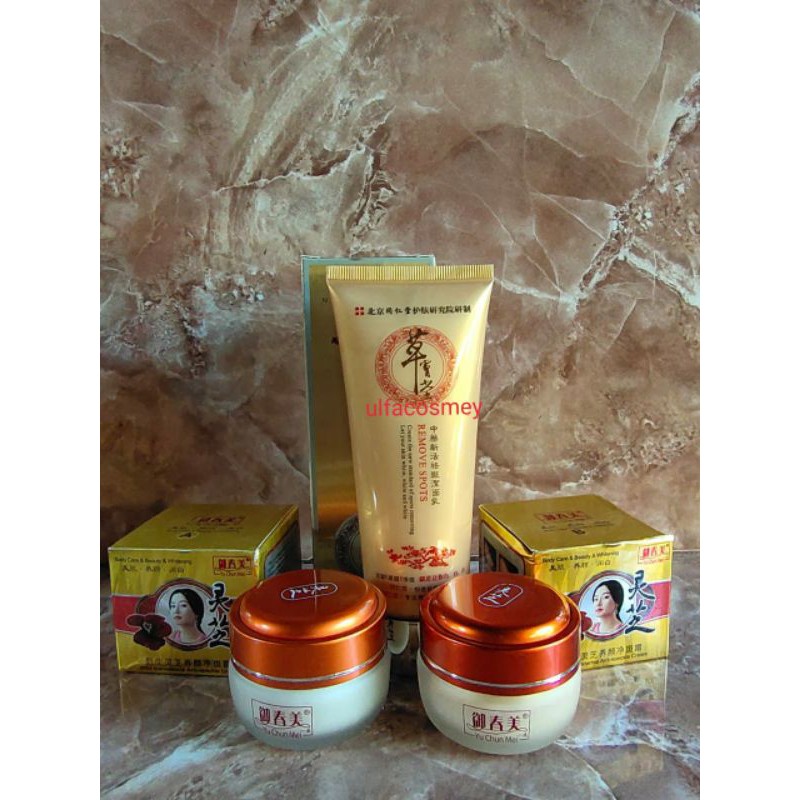 Cream paket yu chun mei cordycep ganoderma gold original