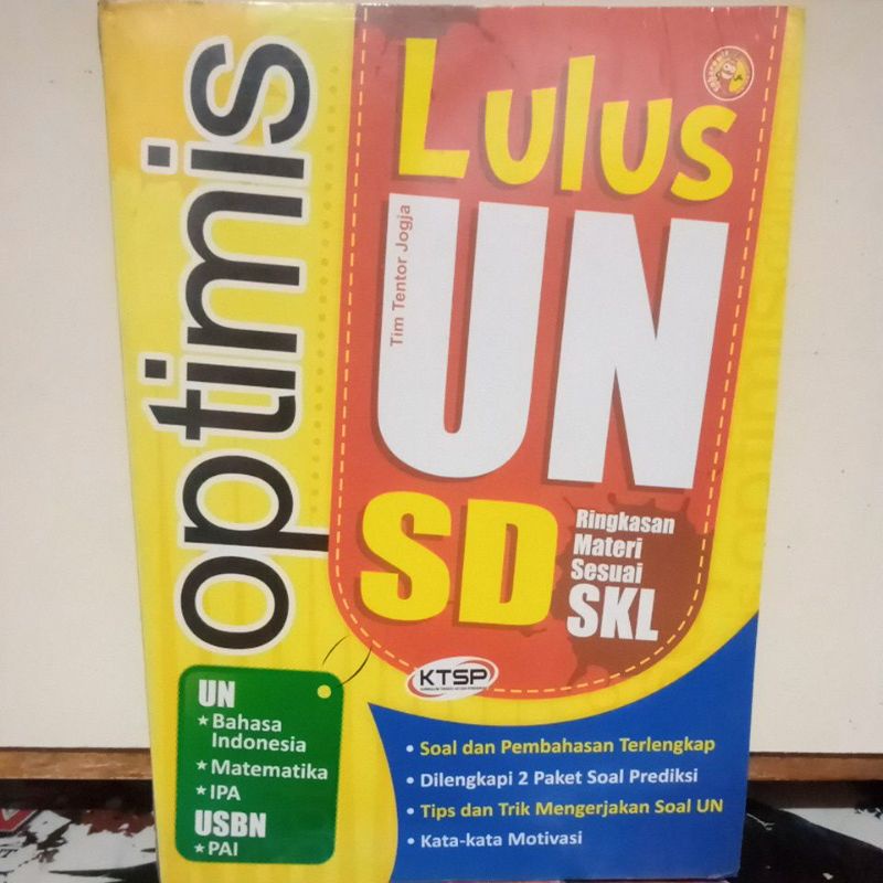 Buku Bimbel - Optimis Lulus UN SD