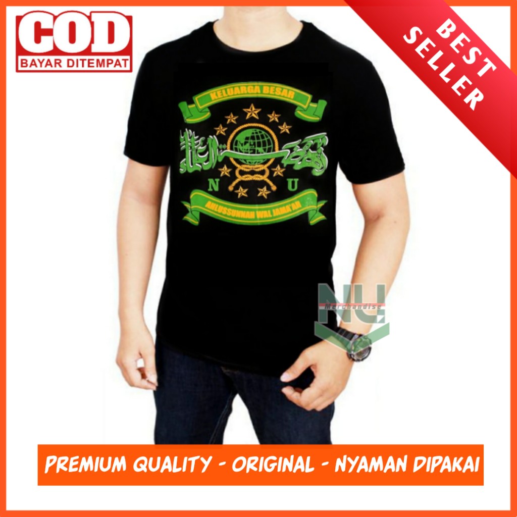 Kaos NU /Kaos Nahdatul Ulama/Kaos NU/Kaos Pria NU/Baju NU/Baju Kaos Nahdlatul Ulama Murah