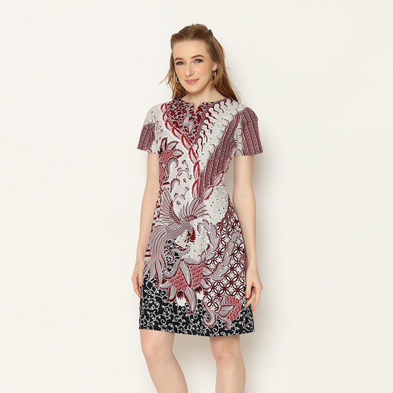 My Aksa Batik Wanita Dress Furing Jessica Jeremy