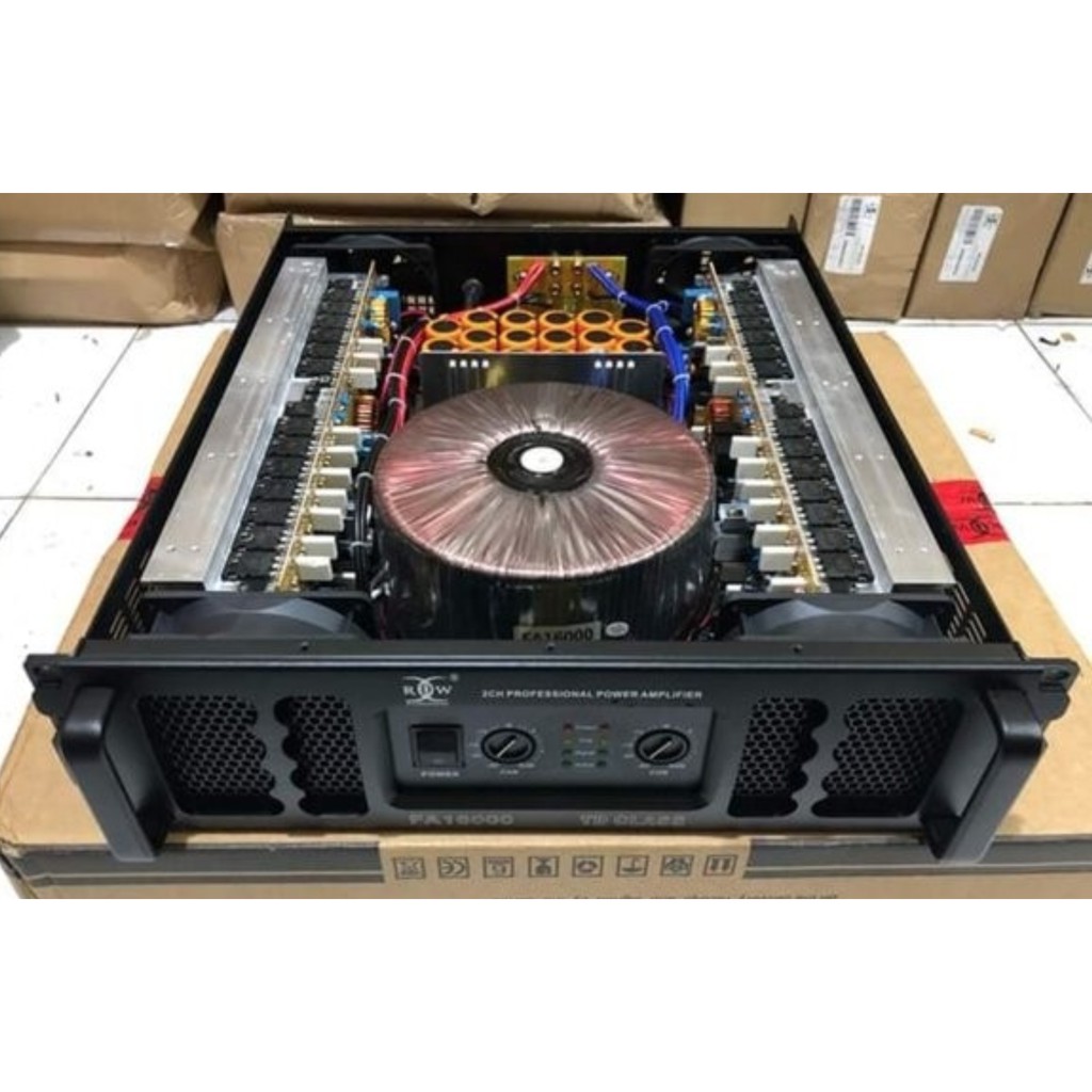 (PETI KAYU) Power Amplifier profesional Amplifier RDW FA16000 FA 16000 Class TD Original