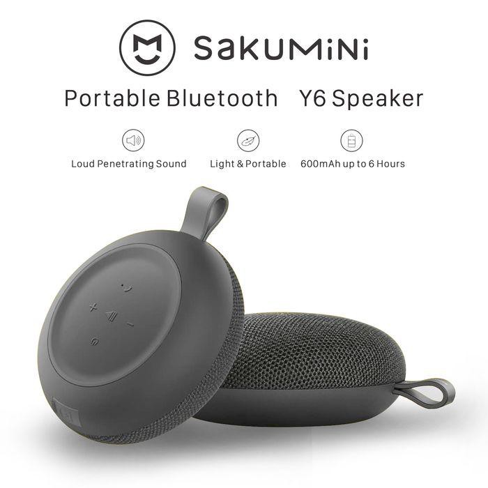 Speaker Portable Bluetooth Sakumini Y6 Round