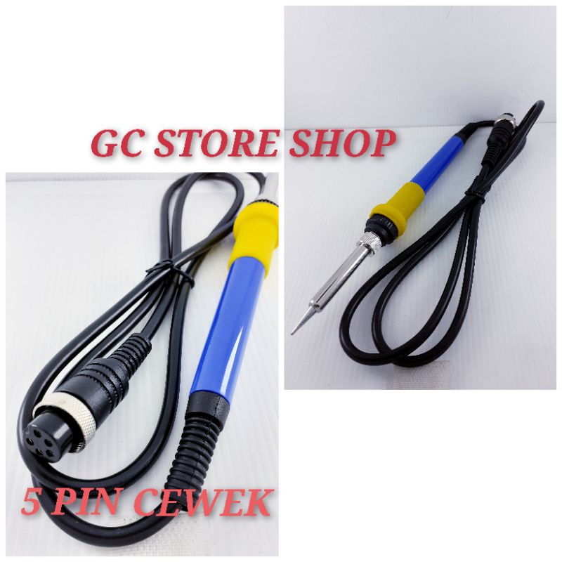 Gagang solder station cewek 5 pin universal original