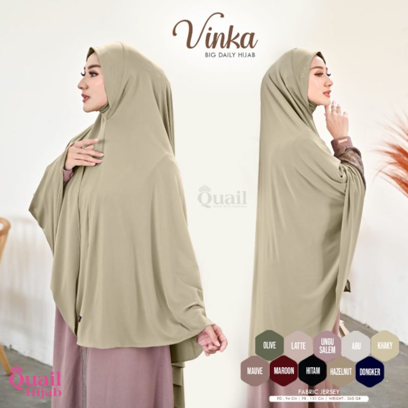 Ivanka Quail Hijab/Original Quail/Hijab Jumbo