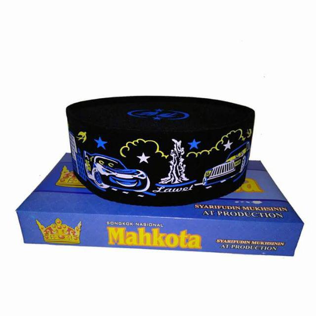 peci anak karakter mobil songkok nasional kopiah kopyah anak karakter mobil sablon-Mobil