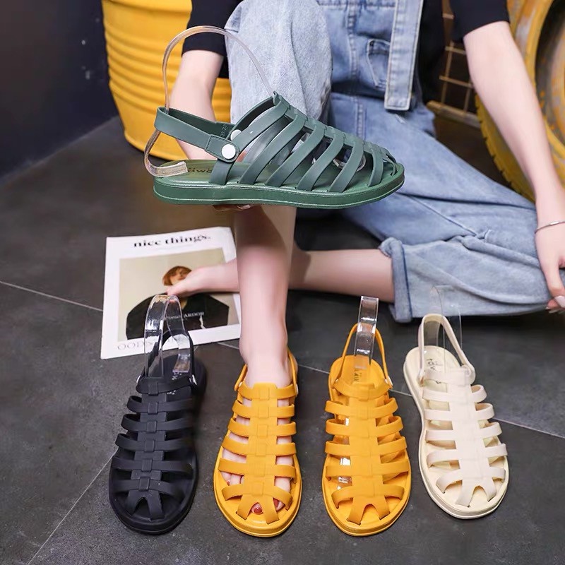 Sandal tawana jelly wanita murah viral import Sendal santai Casual