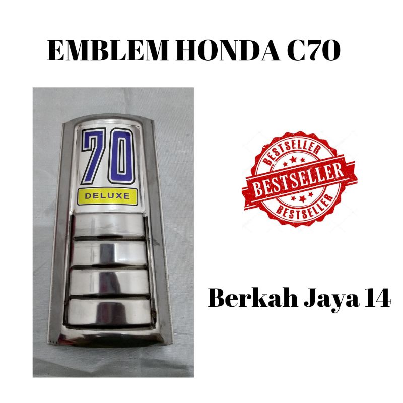 EMBLEM PANEL DADA HONDA C70 SIMBOL SEPEDA MOTOR HARGA MURAH BERKUALITAS