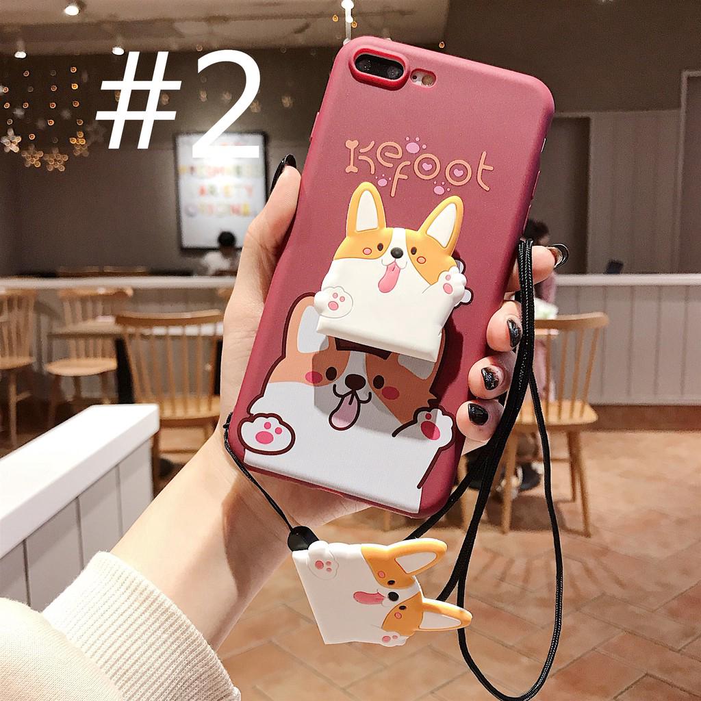 Casing Soft Case Motif Kartun Shiba Inu Lucu Untuk Iphone