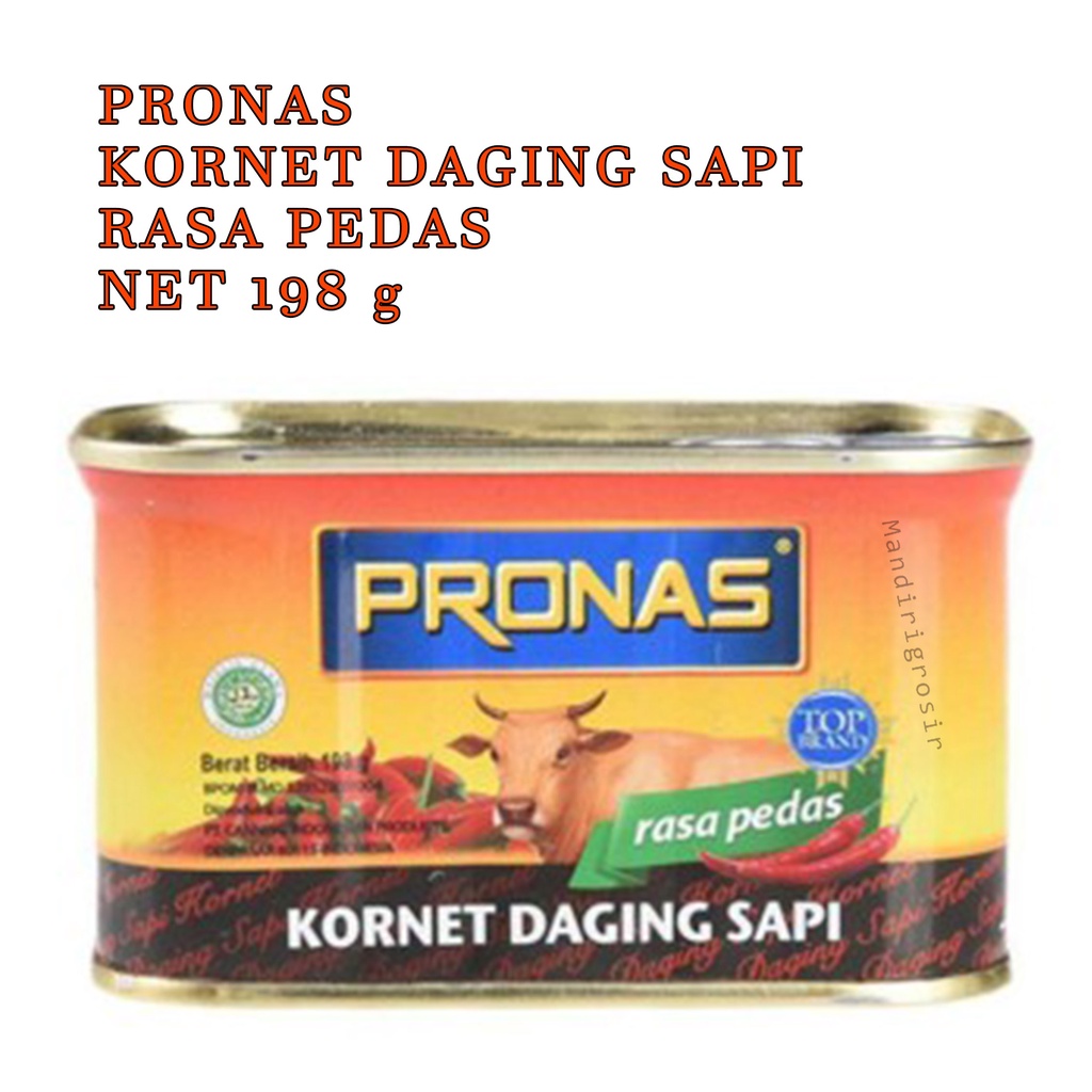 KORNET DAGING SAPI * PRONAS * KORNET PRONAS * RASA PEDAS *198g