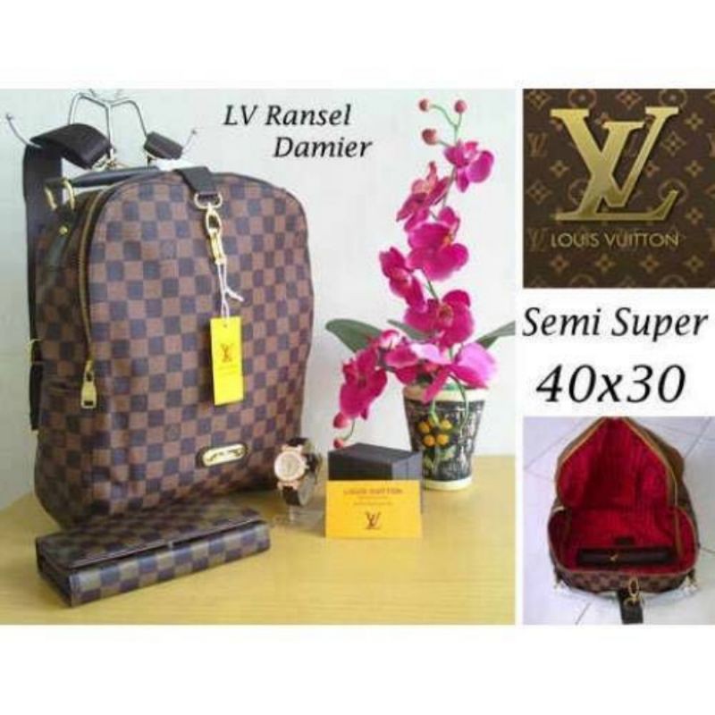 Tas Ransel LM Wanita Lv Fashion Import Super Termurah