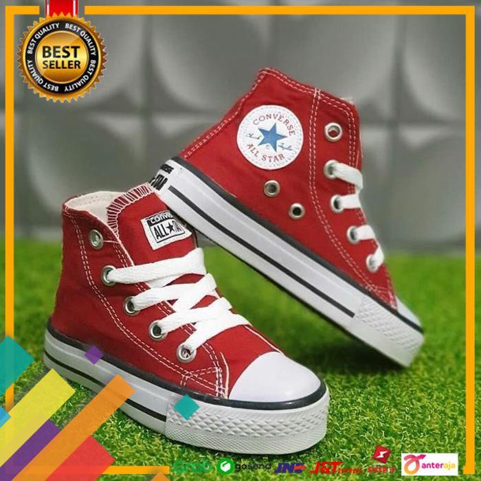 NEW.. OBRAL SEPATU ANAK KECIL CONVERSE CT HI KIDS (21-35) GRADE ORIGINAL ..TERMURAH