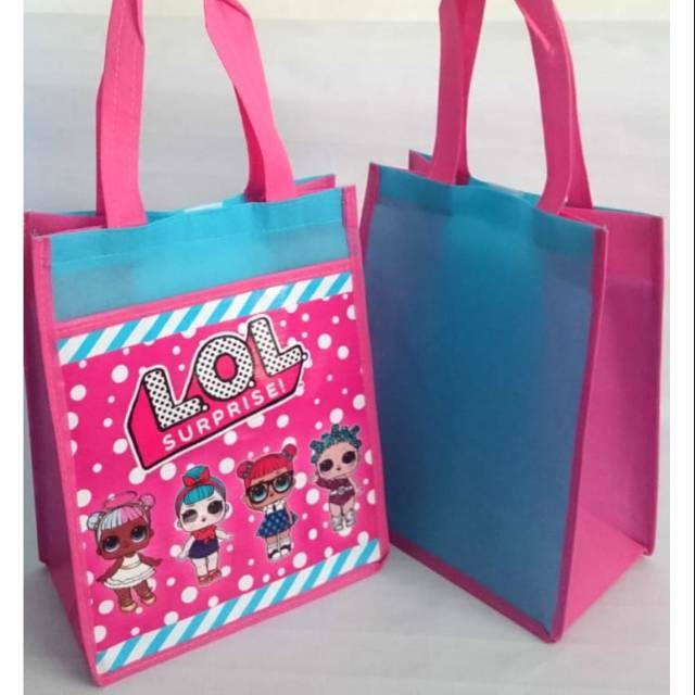 

TERLARIS !! GOODIE BAG LOL KARAKTER KARTUN TAS ULTAH KANTONG