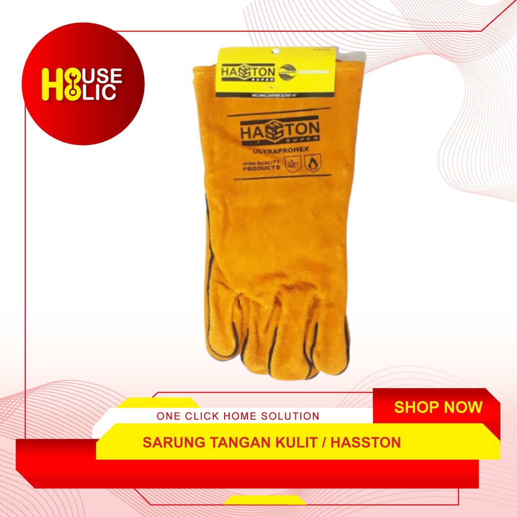 Sarung Tangan Kulit Las 14&quot; Inch / Welding Glove Hasston 4050-009