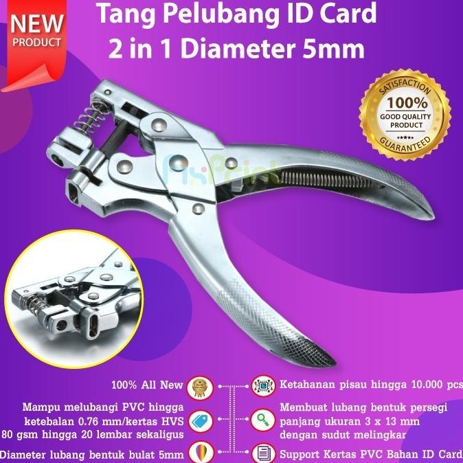 

best seller] Tang Pembolong Id Card Oval 3x13mm Dan Bulat 5mm