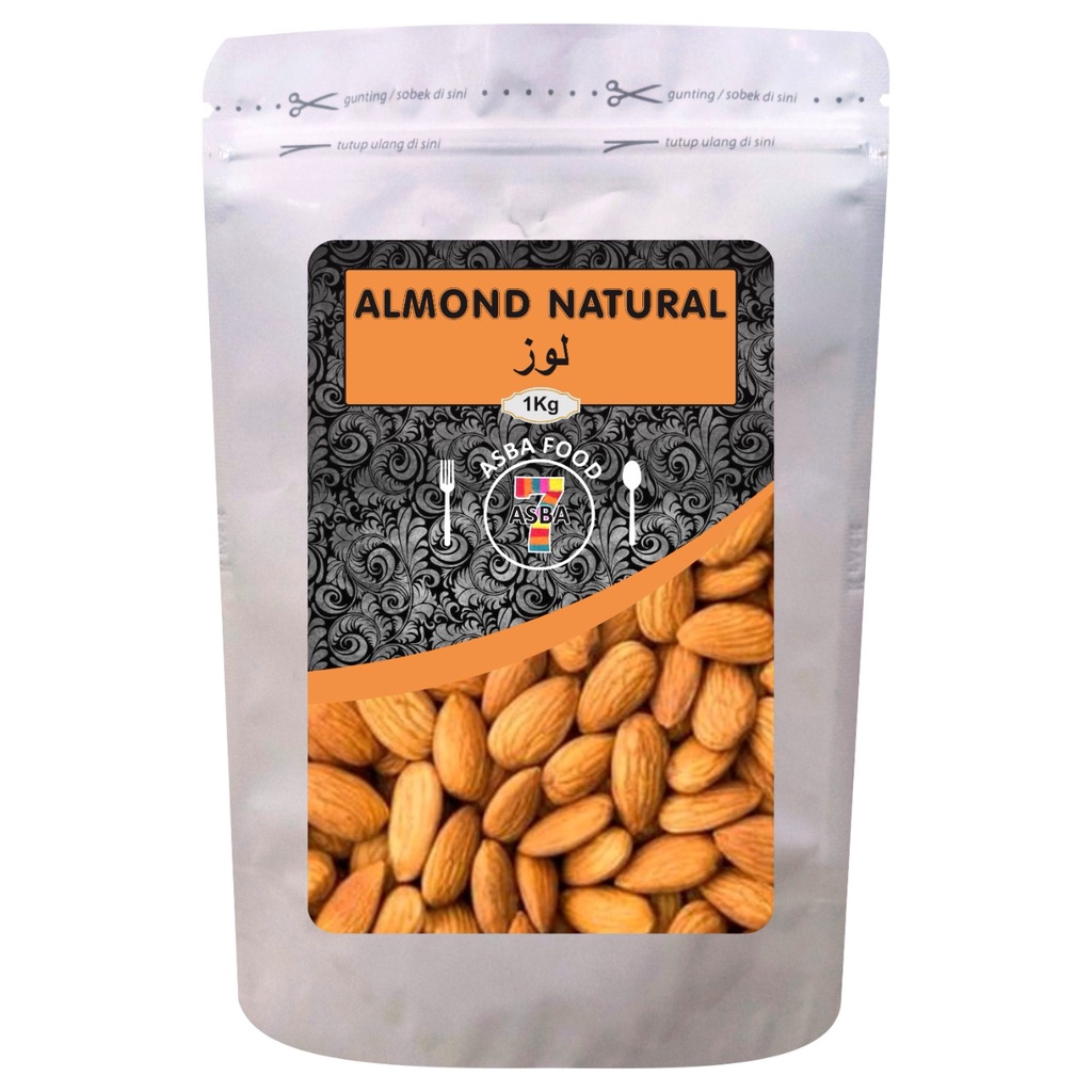 

ASBA KACANG ALMOND NATURAL 1KG