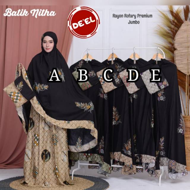 Mukena Batik Nitha By Deel Shopee Indonesia