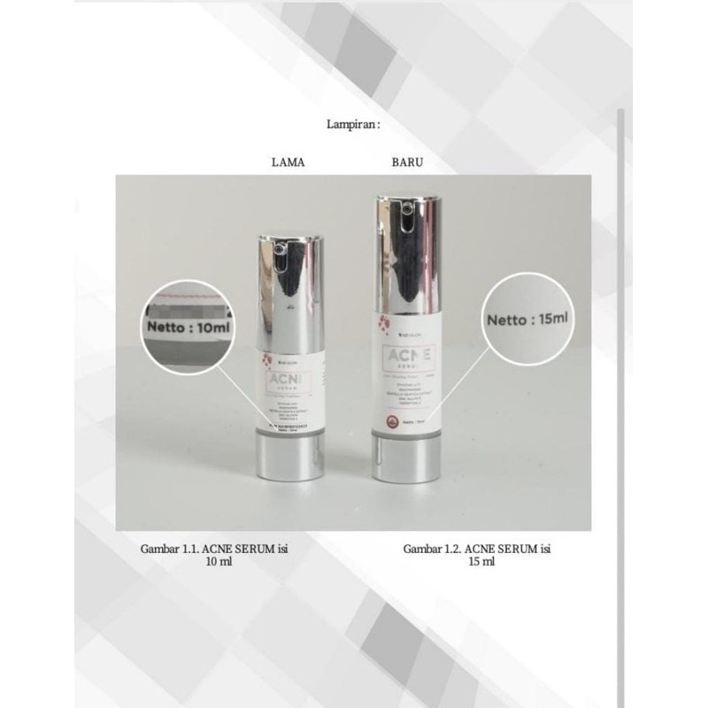 Ms glow acne serum jerawat original member asli