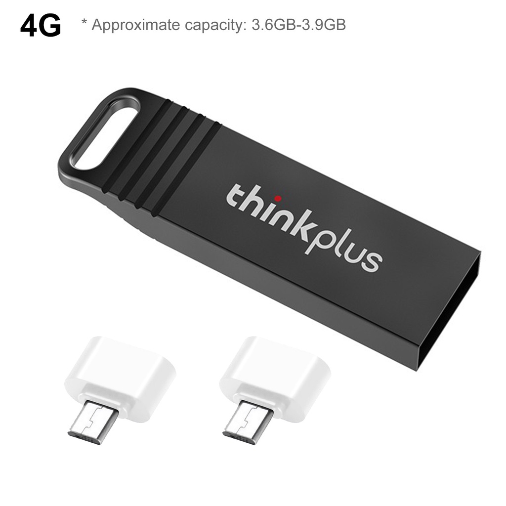 LENOVO (Huluboy) Flashdisk Usb 3.0 High Speed Kapasitas 4GB / 8GB / 16GB / 32G / 64GB / 128GB Untuk Laptop / Komputer