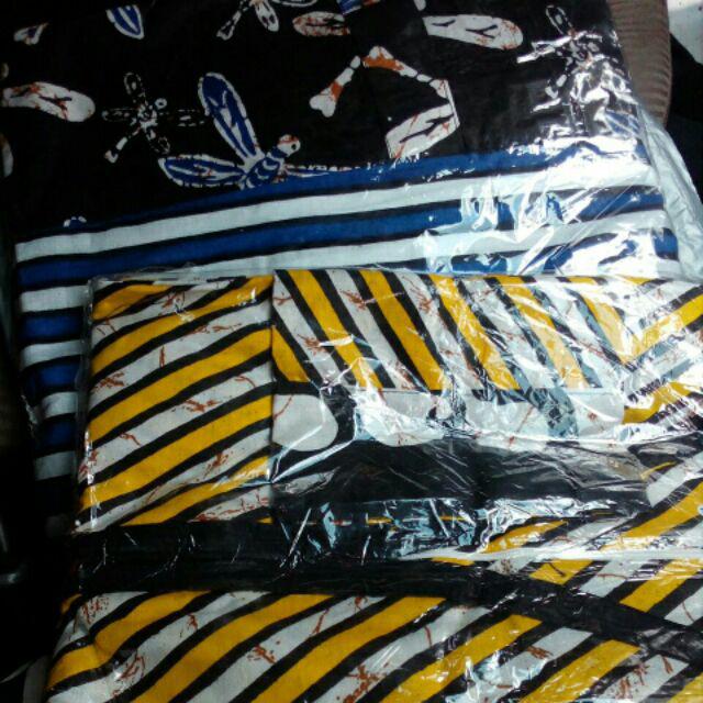 Tunik Capung Salur Batik Warna Midi Seragam Kantor Muslim Cantik Kekinian Casual Kerja Seragaman